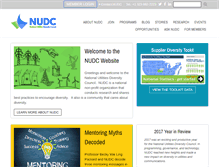 Tablet Screenshot of nudc.com